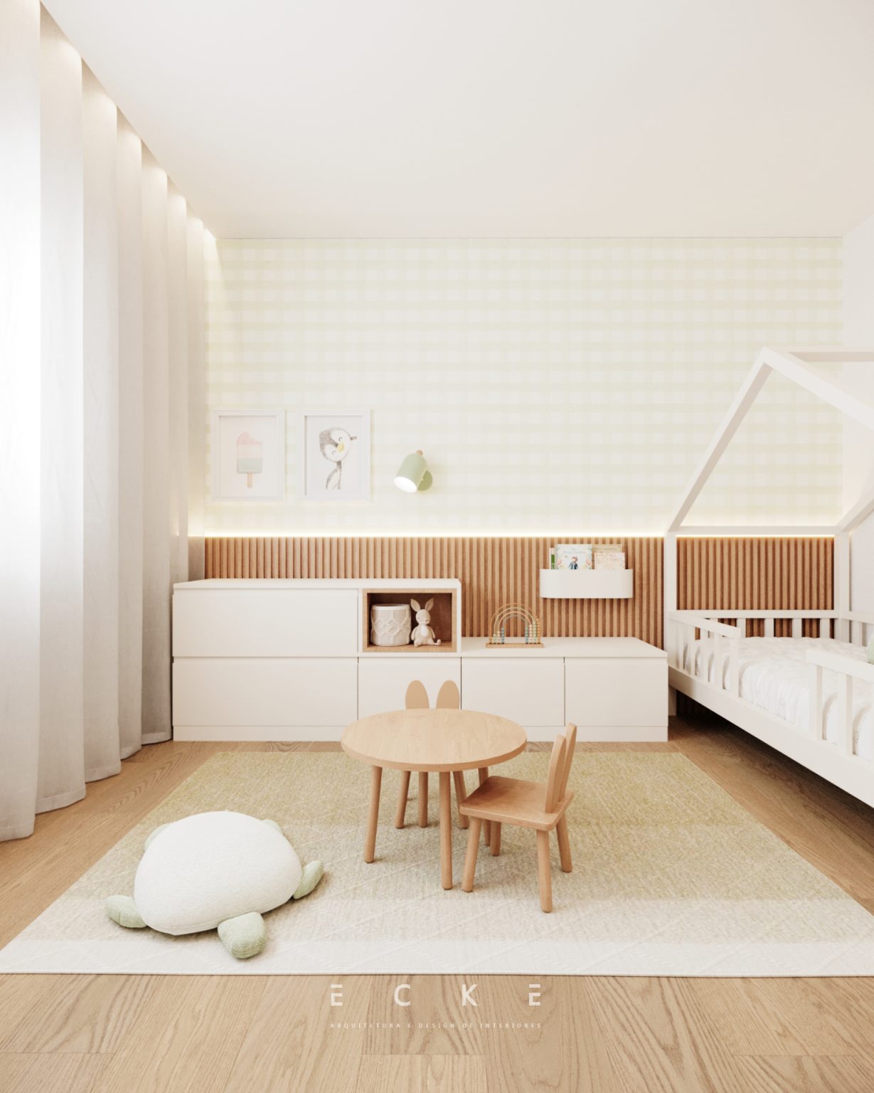 Quarto de criança arquitetura e design de interiores projetos ecke
