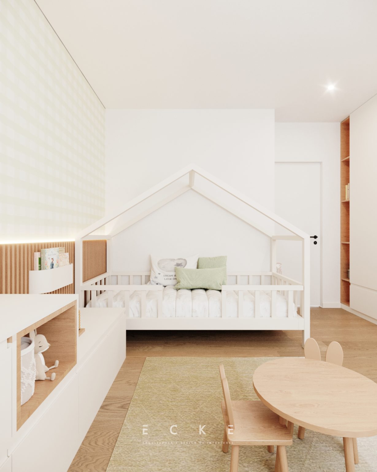 Quarto de criança arquitetura e design de interiores projetos ecke
