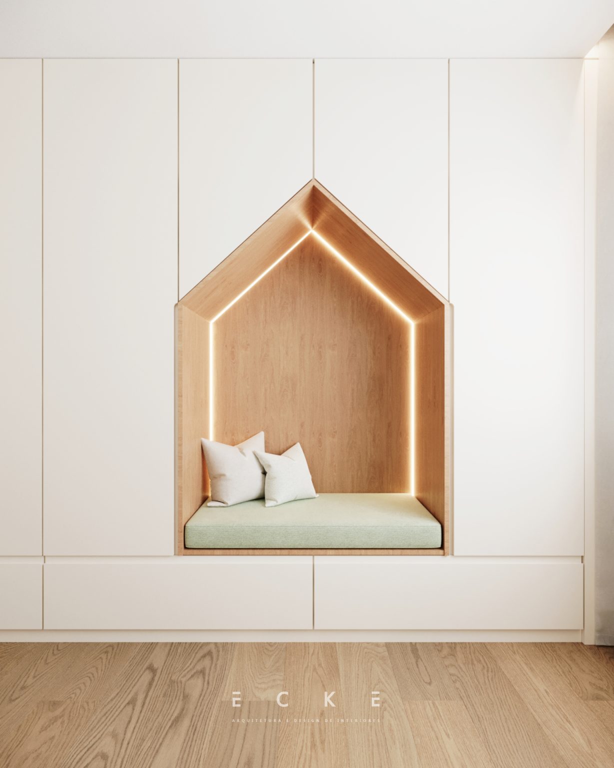 Quarto de criança arquitetura e design de interiores projetos ecke