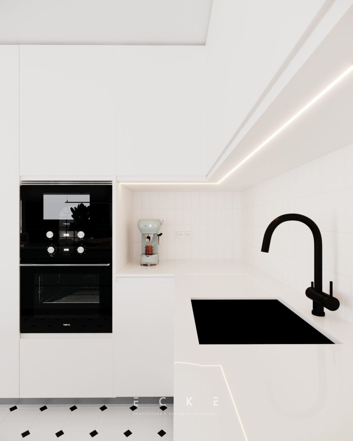 Cozinha arquitetura e design de interiores projetos ecke