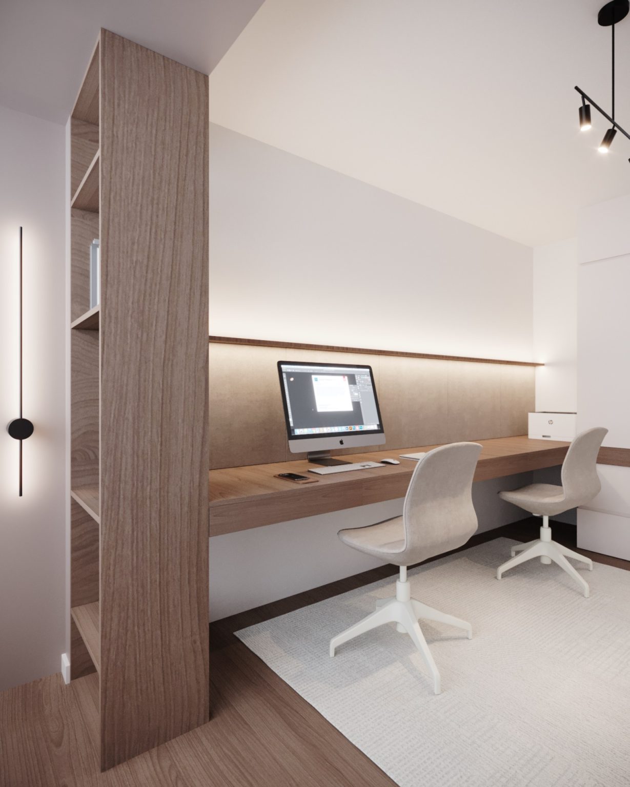 Escritório e quarto de visitas arquitetura e design de interiores projetos ecke