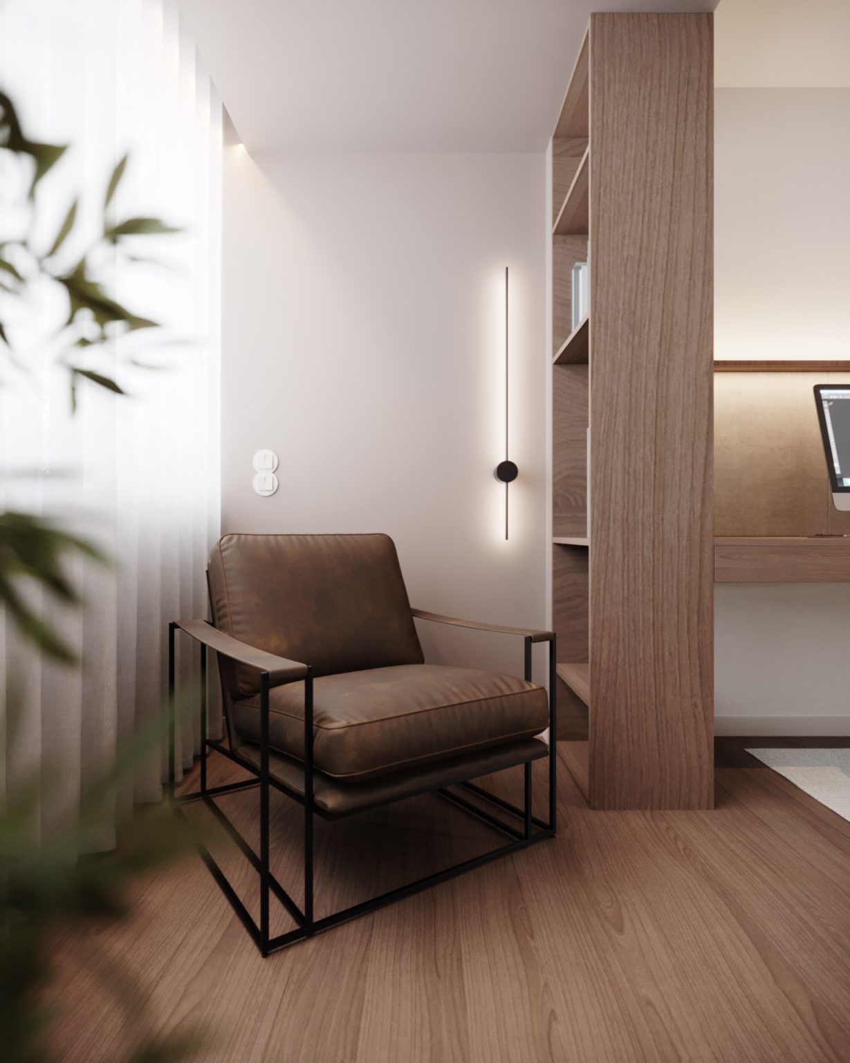 Escritório e quarto de visitas arquitetura e design de interiores projetos ecke