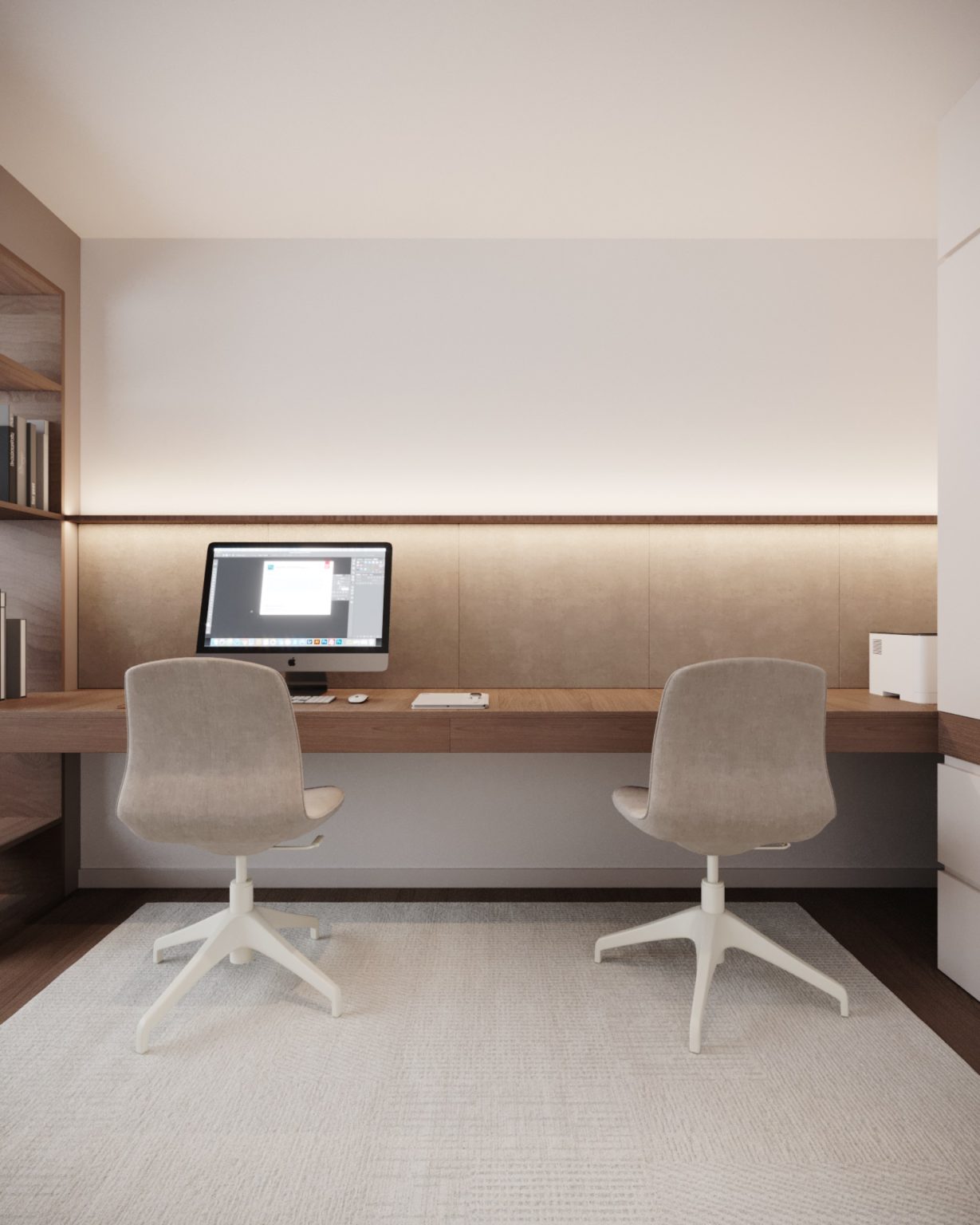 Escritório e quarto de visitas arquitetura e design de interiores projetos ecke