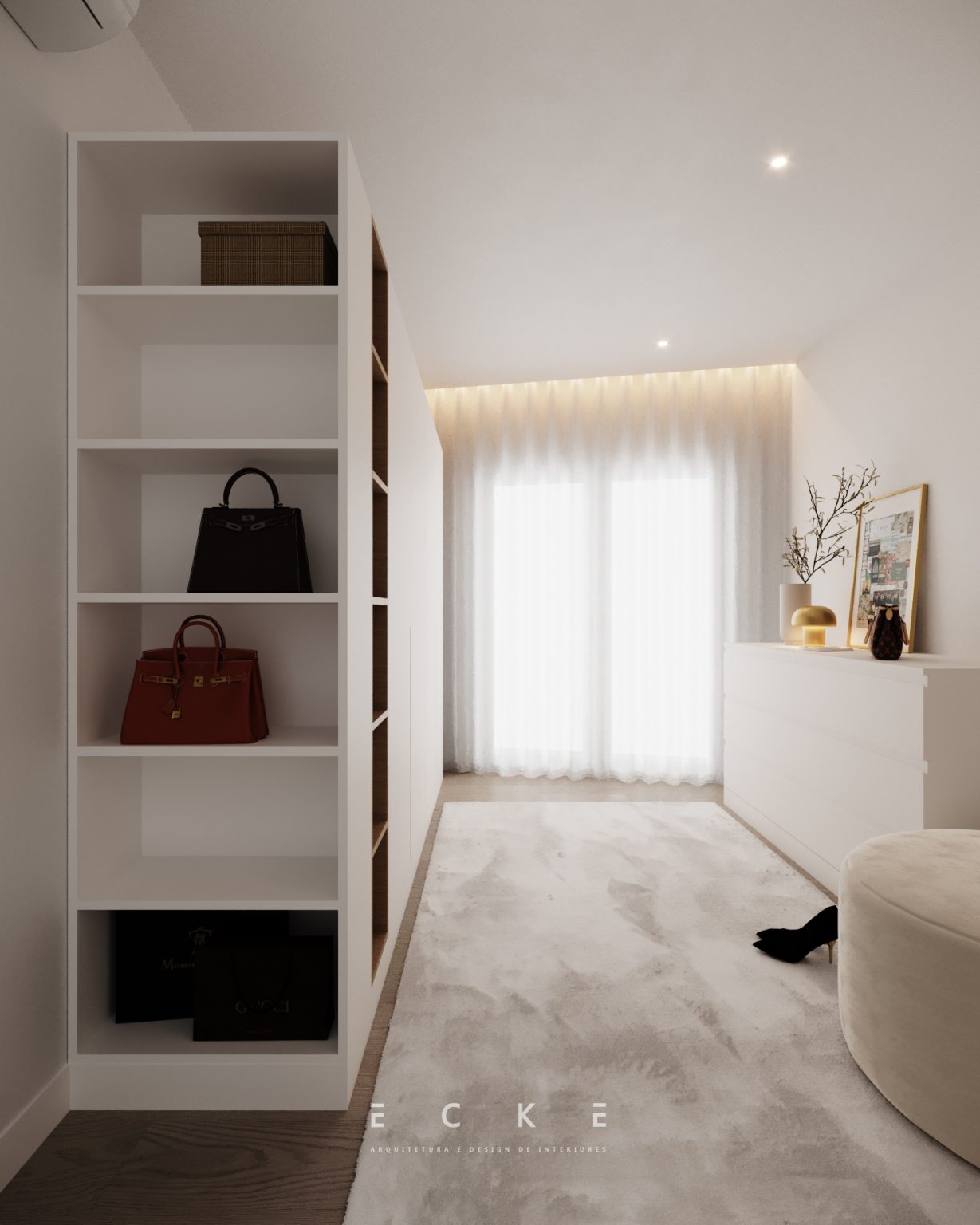 Closet arquitetura e design de interiores projetos ecke