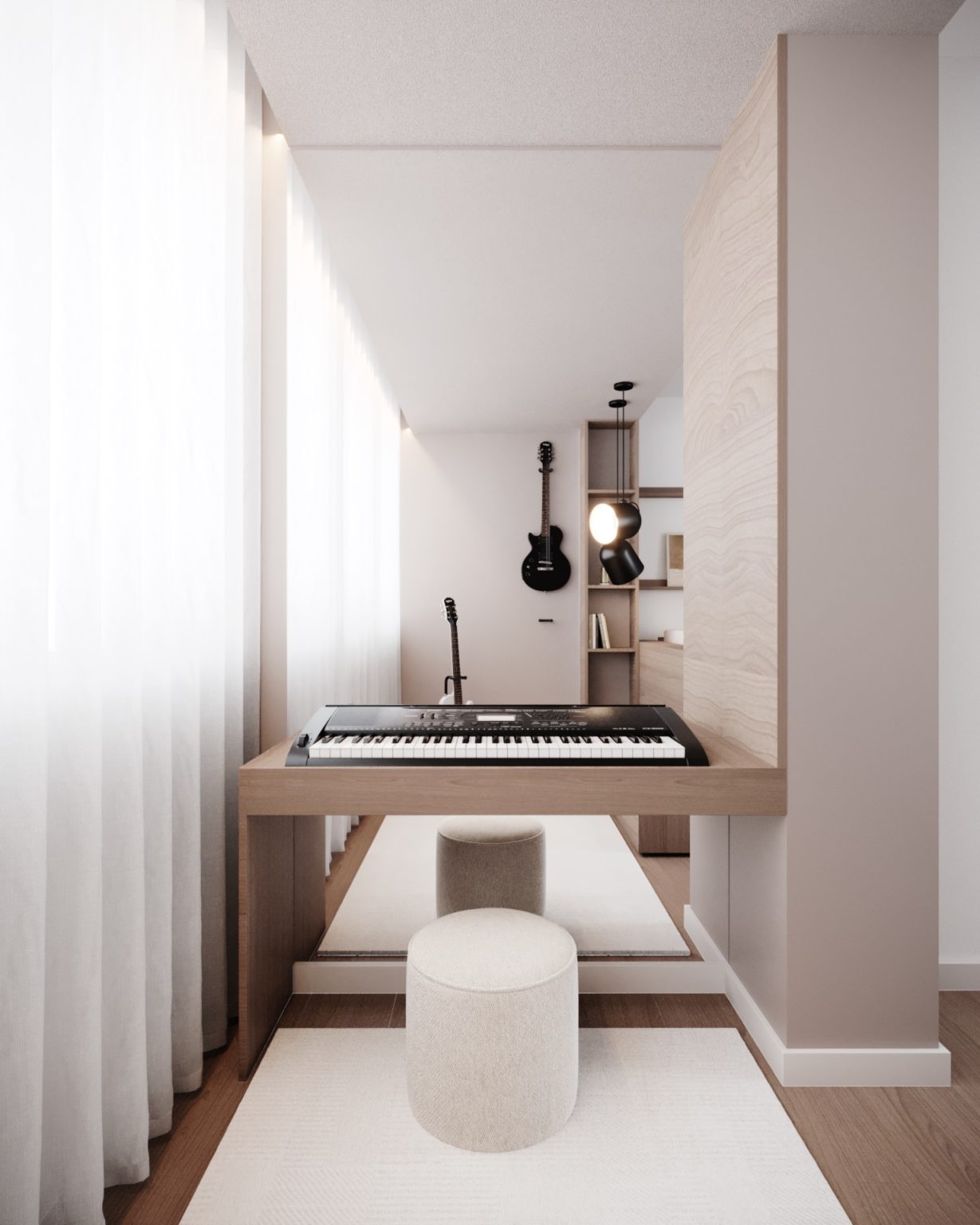 Escritório e quarto de visitas arquitetura e design de interiores projetos ecke