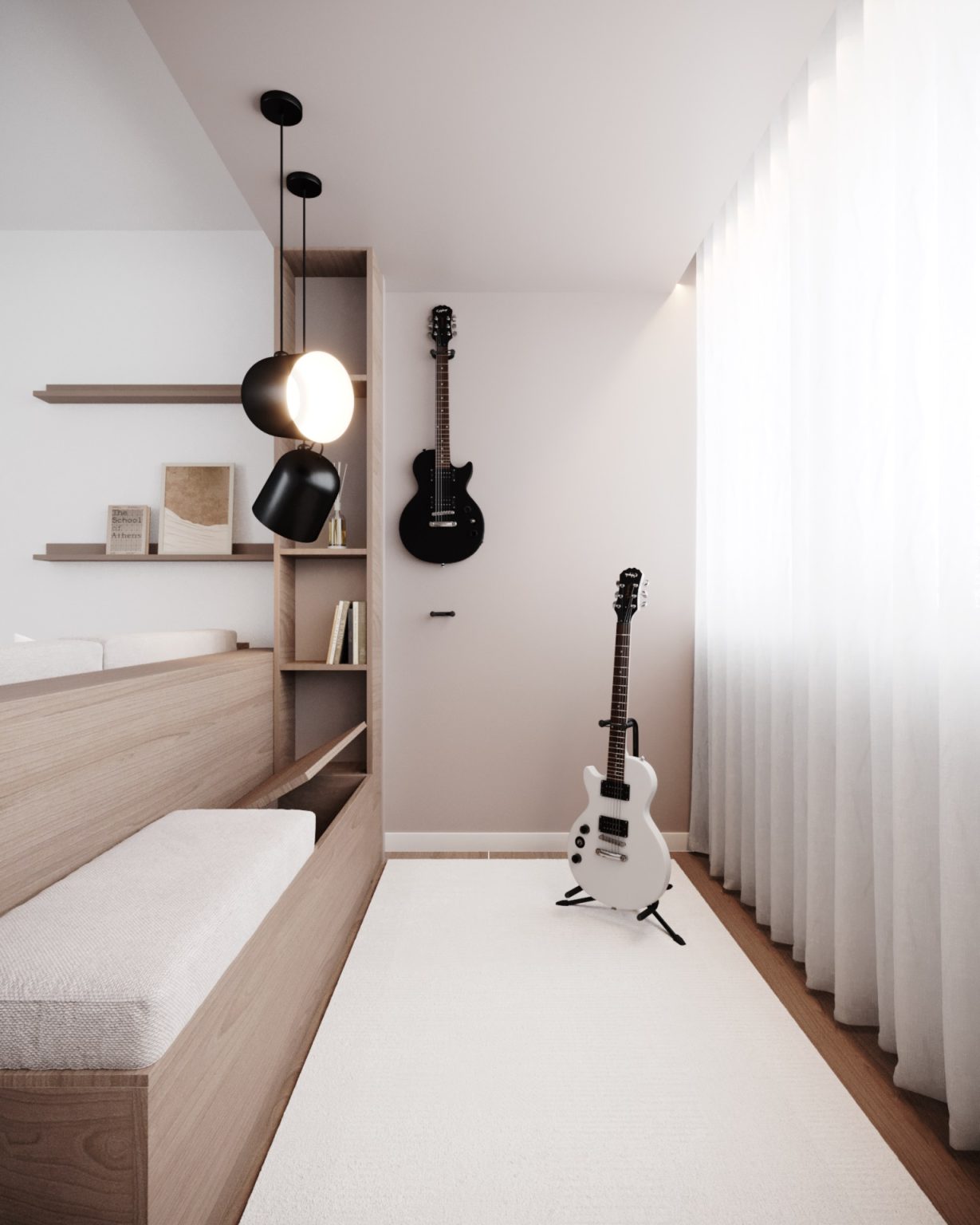 Escritório e quarto de visitas arquitetura e design de interiores projetos ecke