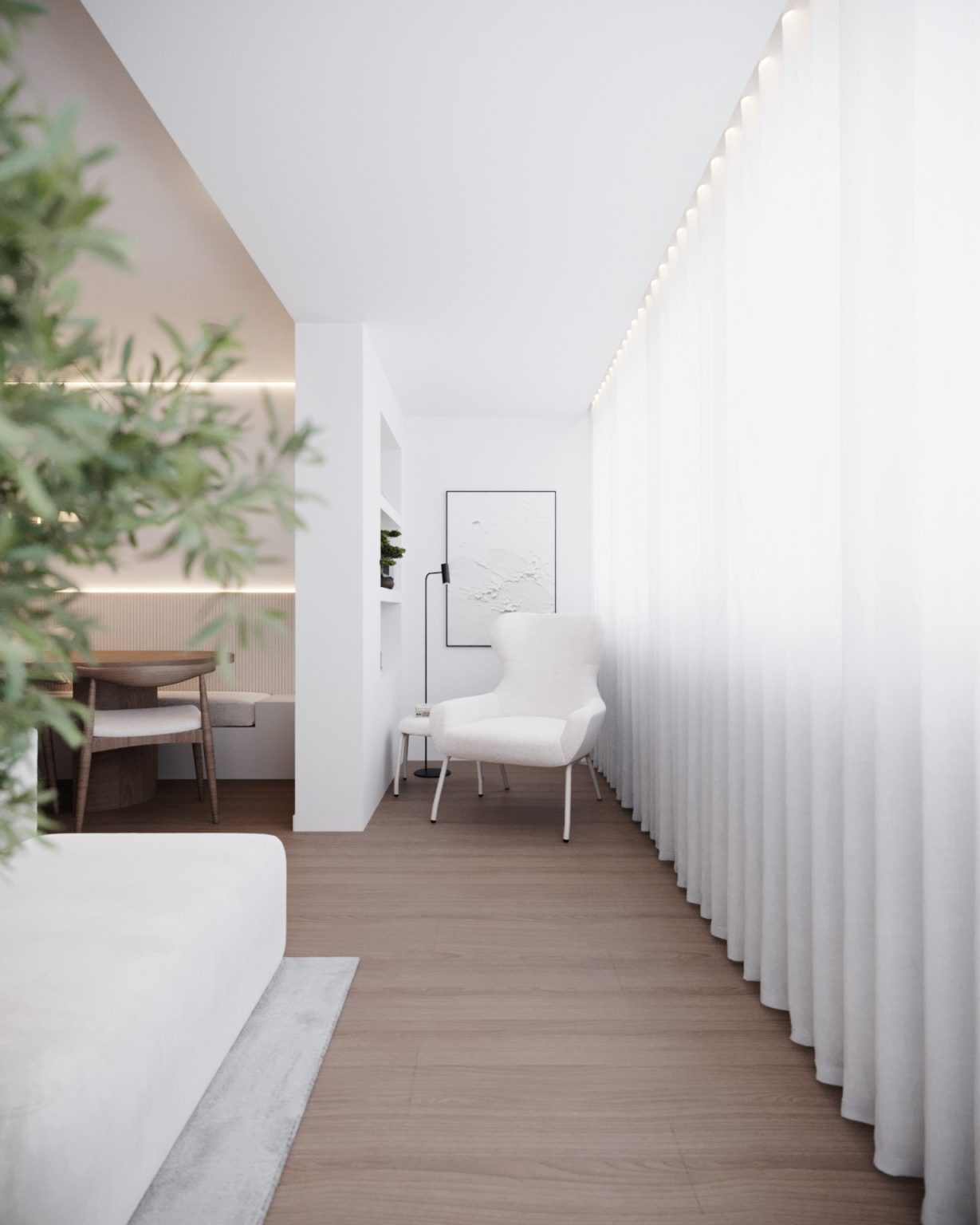 Sala de estar e jantar arquitetura e design de interiores projetos ecke